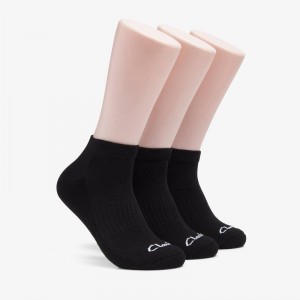 Clarks 3 Pack Athletic Crne | CLKS-84189