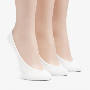 Clarks 3 pack Solid Liner Sock Bijele | CLKS-84634