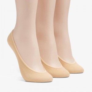 Clarks 3 pack Solid Liner Sock Smeđe | CLKS-84174