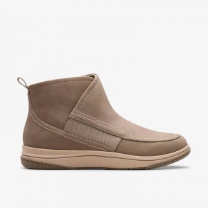 Clarks Breeze Cora Tamno Sive Smeđe | CLKS-85466