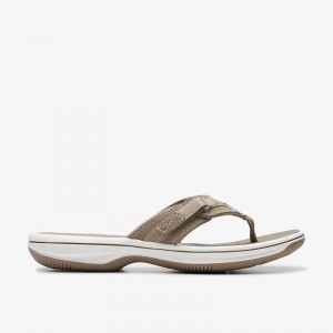 Clarks Breeze Sea Sive Smeđe | CLKS-84897