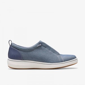 Clarks Breeze Sky Lace Tamnoplave | CLKS-85182