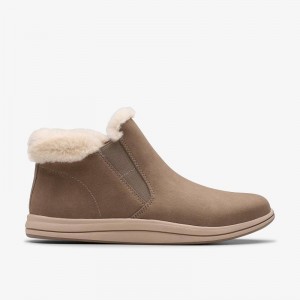 Clarks Breeze Twist Tamno Sive Smeđe | CLKS-85558