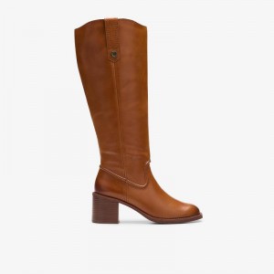 Clarks Chamberly Up Smeđe | CLKS-85500