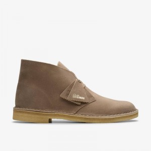 Clarks Desert Boot Sive Smeđe | CLKS-84604