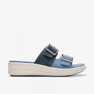 Clarks Drift Buckle Plave | CLKS-84701