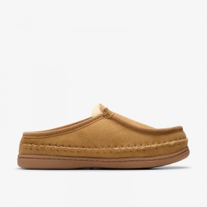 Clarks Eldric Oake Slippers Smeđe | CLKS-84212