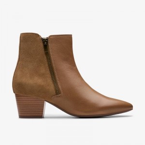 Clarks Ellanie Vibe Sive Smeđe | CLKS-85464