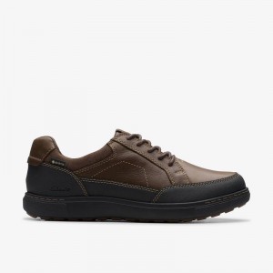 Clarks Mapstone Lo Gore-Tex Tamno Smeđe | CLKS-84248