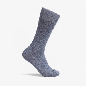 Clarks Marled Crew Sock Tamnoplave | CLKS-84172