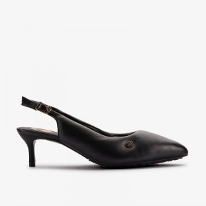 Clarks Martine Rose Womens Sling 1 Crne | CLKS-85108