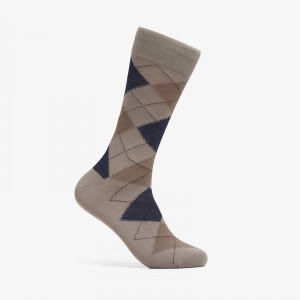 Clarks Mens Argyle Sive Smeđe | CLKS-84193