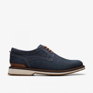 Clarks Monahan Plain Tamnoplave | CLKS-84319