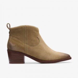 Clarks Morzine Sky Tamno Smeđe | CLKS-85561