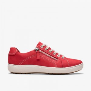 Clarks Nalle Lace Crvene | CLKS-85142