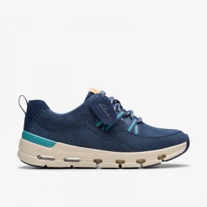 Clarks Nature X Tie Waterproof Tamnoplave | CLKS-85159