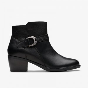Clarks Neva Buckle Crne | CLKS-85446