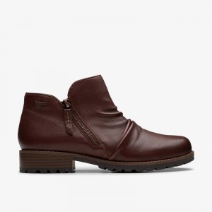 Clarks Nissini Top Waterproof Smeđe | CLKS-85453
