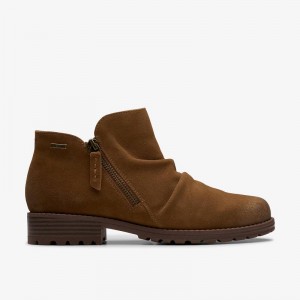 Clarks Nissini Top Waterproof Smeđe | CLKS-85452