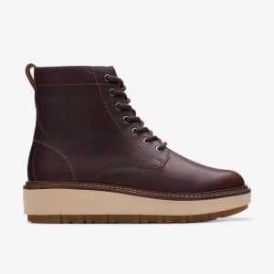 Clarks Orianna Lace Tamno Smeđe | CLKS-85568