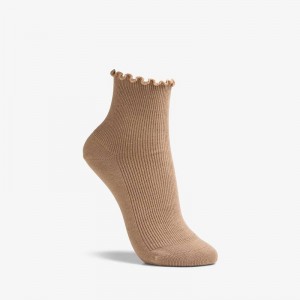 Clarks Rosewelt Crew Sock Kaki Boja | CLKS-84666