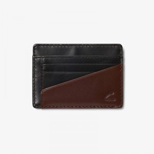 Clarks Shine Credit Card Holder Crne Smeđe | CLKS-84159