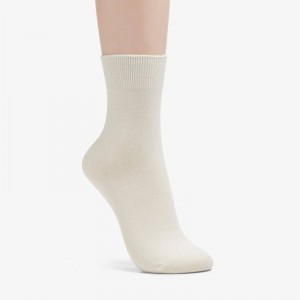 Clarks Solid Dress Crew Bijele | CLKS-84631