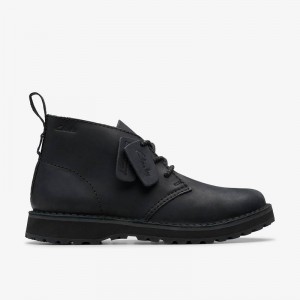 Clarks Solsbury Desert Boot Crne | CLKS-84565