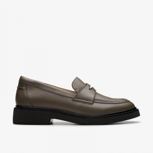 Clarks Splend Edge Tamno Maslinasto Zelene | CLKS-85376