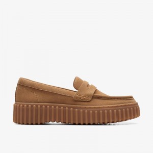 Clarks Torhill Penny Svijetlo Smeđe | CLKS-85382
