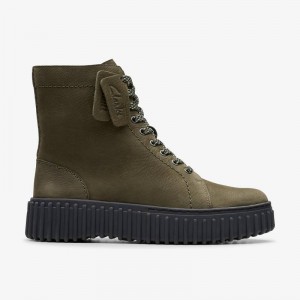 Clarks Torhill Rise Tamno Zelene | CLKS-85563