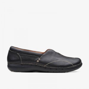 Clarks Un Loop Stride Crne | CLKS-84774