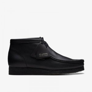 Clarks Wallabee Boot Crne | CLKS-84486