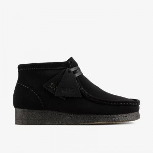 Clarks Wallabee Boot Crne | CLKS-85551