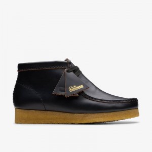Clarks Wallabee Boot Crne | CLKS-85552