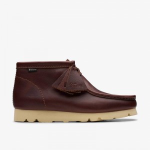 Clarks Wallabee Boot Gore-Tex Smeđe | CLKS-84517