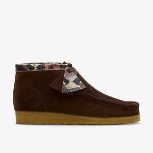 Clarks Wallabee Boot Smeđe Zmijski Print | CLKS-84485