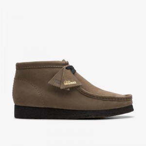 Clarks Wallabee Boot Tamno Sive | CLKS-84498