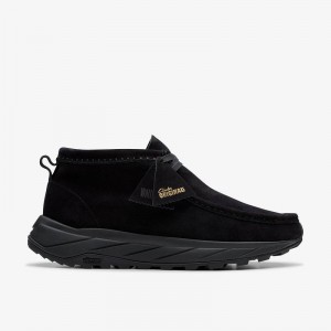Clarks Wallabee Eden Crne Crne | CLKS-84491