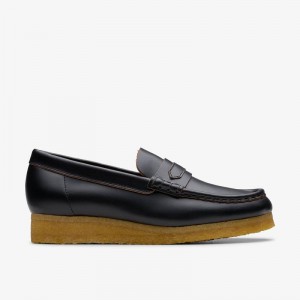 Clarks Wallabee Loafer Crne | CLKS-85403