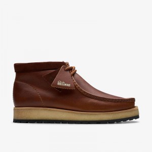 Clarks Wallabee Scout Tamno Smeđe | CLKS-84581