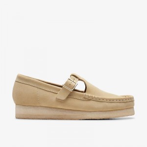 Clarks Wallabee T-Bar Bež | CLKS-85414