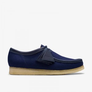 Clarks Wallabee Tamnoplave | CLKS-84510