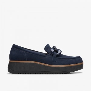 Clarks Zylah May Tamnoplave | CLKS-85369