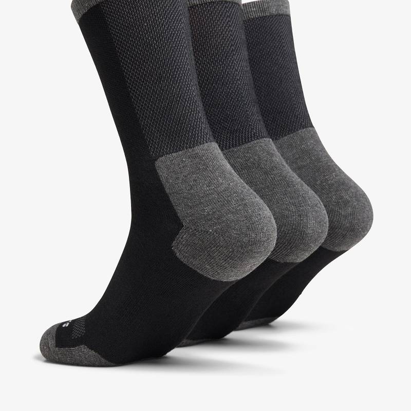Clarks 3 Pack Sport Crew Sock Crne | CLKS-84168