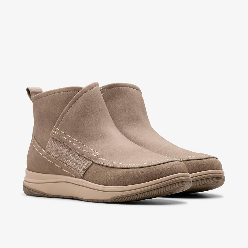 Clarks Breeze Cora Tamno Sive Smeđe | CLKS-85466