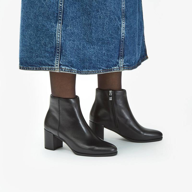 Clarks Freva 55 Zip Crne | CLKS-85097
