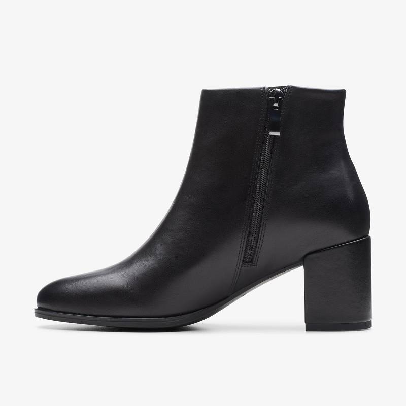 Clarks Freva 55 Zip Crne | CLKS-85097