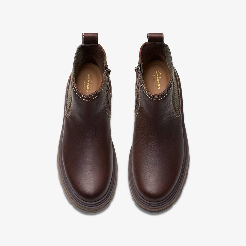 Clarks Hencroft Step Waterproof Smeđe | CLKS-85514