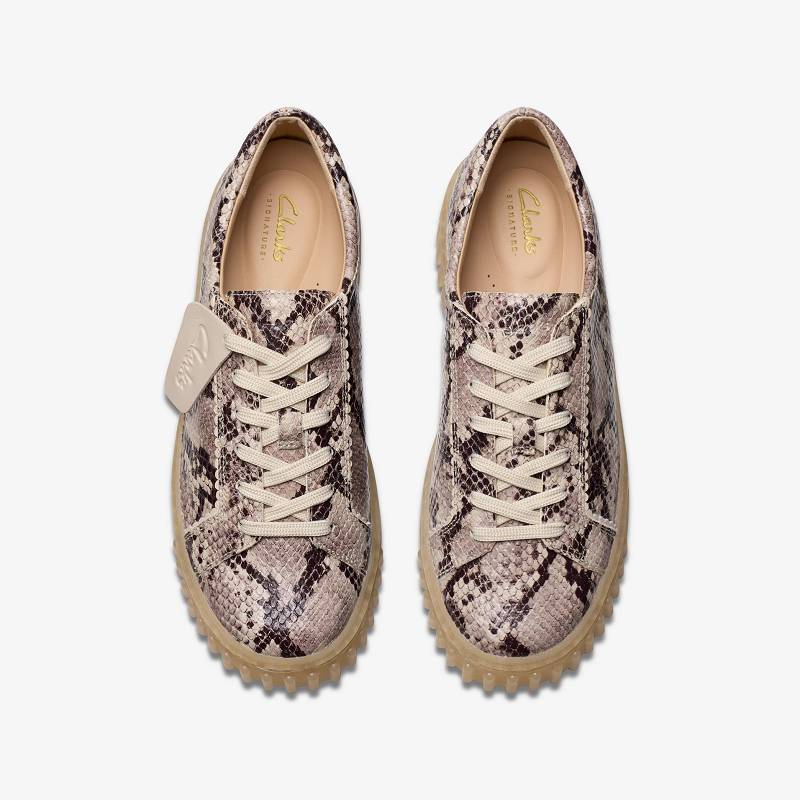 Clarks Mayhill Walk Sive Zmijski Print | CLKS-85167